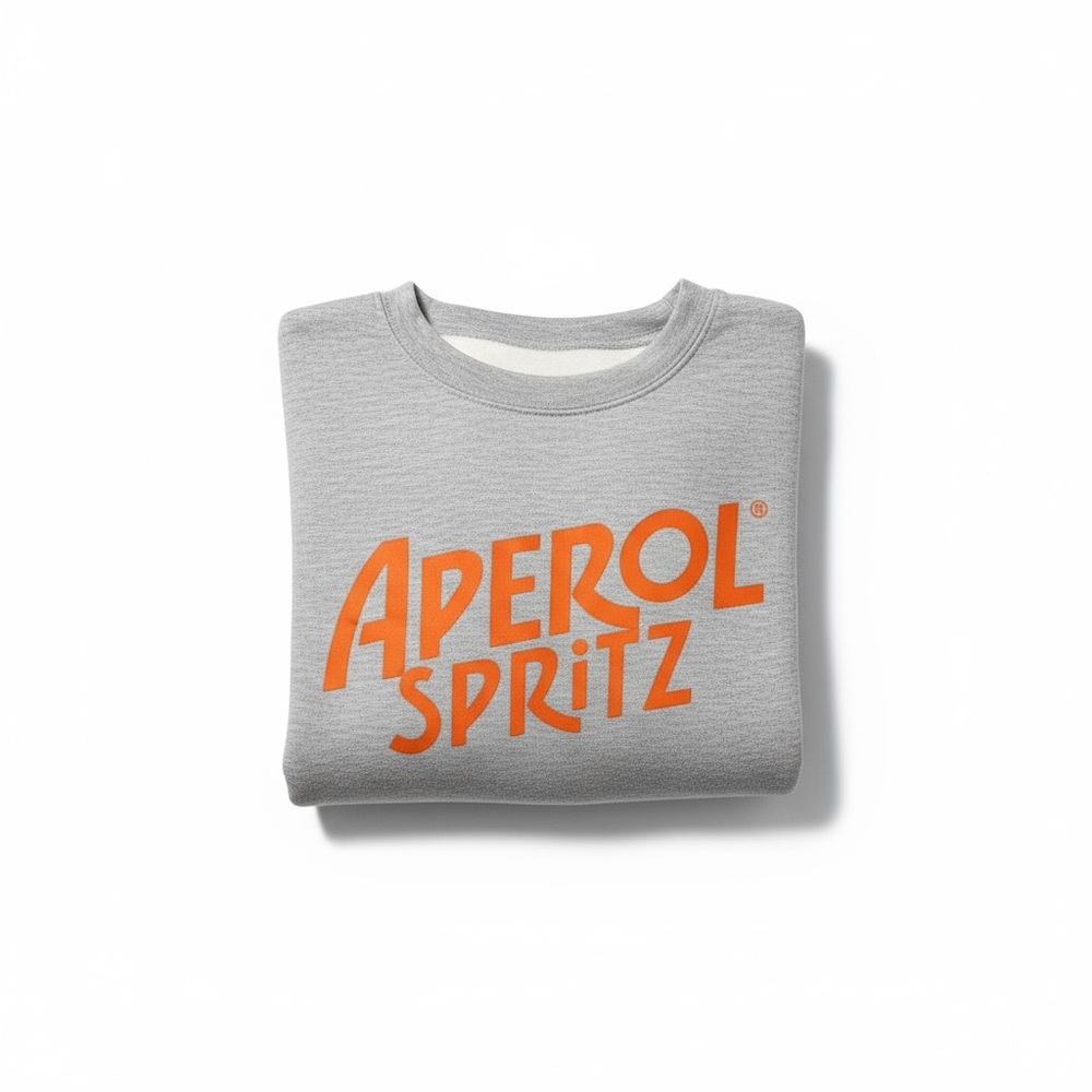 US Open Aperol Spritz Gray Sweatshirt - Picture 6 of 6